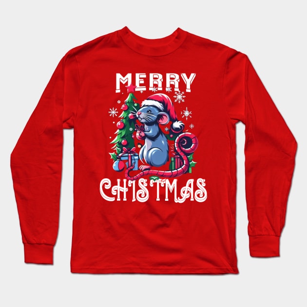 Merry Mice-mas Long Sleeve T-Shirt by Imaginate